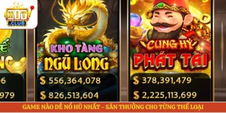 Game Nào Dễ Nổ Hũ Nhất - Săn Thưởng Cho Từng Thể Loại